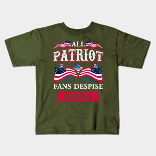 All PATRIOT fans despise goodell Kids T-Shirt